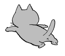 Not so cute Cat sticker #9694977