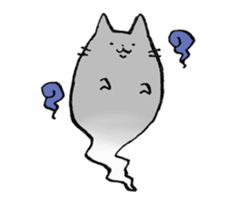 Not so cute Cat sticker #9694987