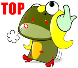Nini frog sticker #9695174