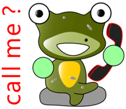 Nini frog sticker #9695179