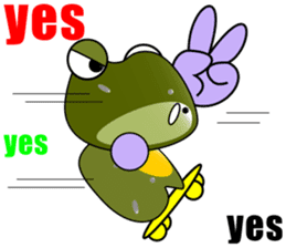 Nini frog sticker #9695180