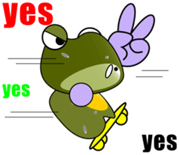 Nini frog sticker #9695180