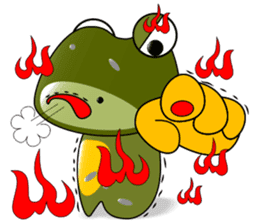 Nini frog sticker #9695184