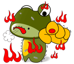 Nini frog sticker #9695184