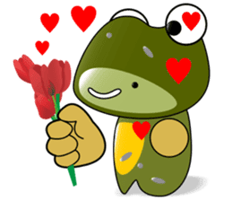 Nini frog sticker #9695185