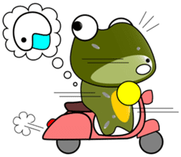 Nini frog sticker #9695189