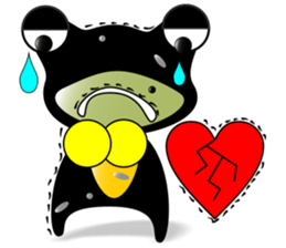 Nini frog sticker #9695197