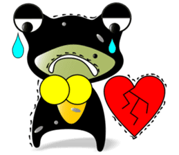 Nini frog sticker #9695197