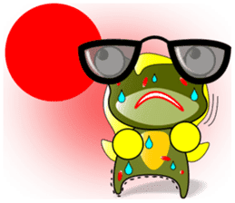 Nini frog sticker #9695204