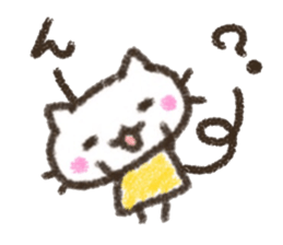 Cat Crayon sticker #9695730