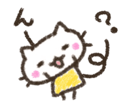 Cat Crayon sticker #9695730