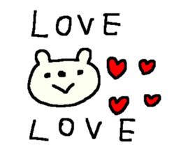 Valentine's day bear stickers! sticker #9695825