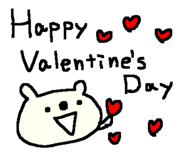 Valentine's day bear stickers! sticker #9695832