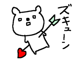 Valentine's day bear stickers! sticker #9695836