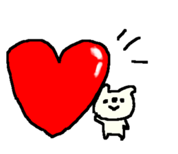 Valentine's day bear stickers! sticker #9695837