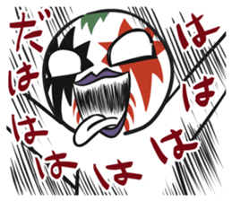 We have a round face sticker #9695848