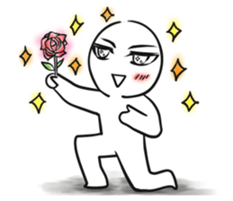 We have a round face sticker #9695869