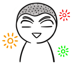 We have a round face sticker #9695870