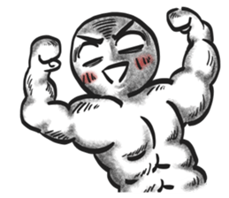 We have a round face sticker #9695886