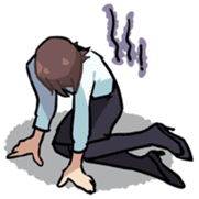 Ms. Tsu and her boss Mr. Dabaeta sticker #9696437