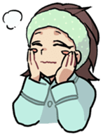 Ms. Tsu and her boss Mr. Dabaeta sticker #9696443