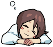 Ms. Tsu and her boss Mr. Dabaeta sticker #9696445