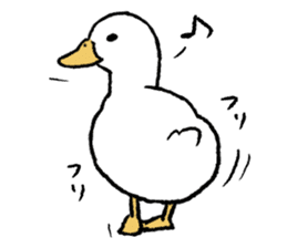 real duck sticker #9697009
