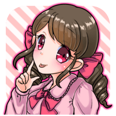 The Valentine sticker Japanese Moe.