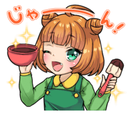 The Valentine sticker Japanese Moe. sticker #9697092