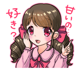 The Valentine sticker Japanese Moe. sticker #9697095