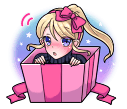 The Valentine sticker Japanese Moe. sticker #9697111