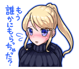 The Valentine sticker Japanese Moe. sticker #9697113