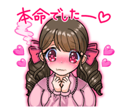 The Valentine sticker Japanese Moe. sticker #9697117