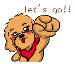 Poodle Queen sticker #9697495