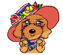 Poodle Queen sticker #9697521