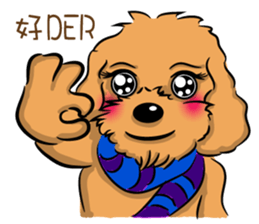 Poodle Queen sticker #9697525