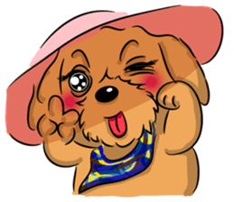 Poodle Queen sticker #9697527