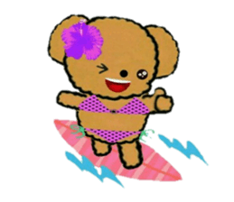 Hula-bears Loa and Friends 2 sticker #9699204