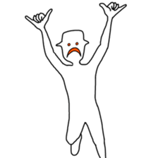 Weird Human 2 sticker #9699337