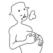 Weird Human 2 sticker #9699344