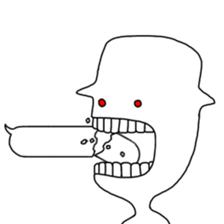 Weird Human 2 sticker #9699355