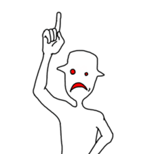 Weird Human 2 sticker #9699360