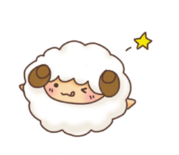 Fluffy"HITSUJIDAMA"2 sticker #9699491