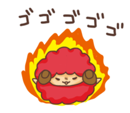 Fluffy"HITSUJIDAMA"2 sticker #9699492