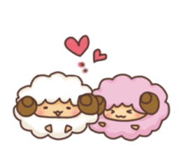 Fluffy"HITSUJIDAMA"2 sticker #9699496