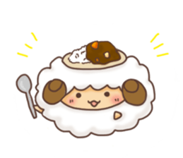 Fluffy"HITSUJIDAMA"2 sticker #9699501