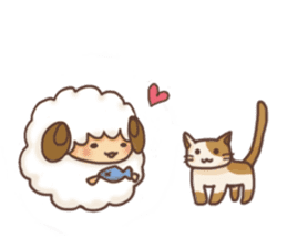 Fluffy"HITSUJIDAMA"2 sticker #9699502