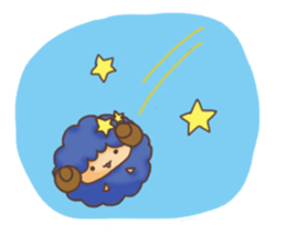 Fluffy"HITSUJIDAMA"2 sticker #9699506