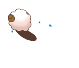 Fluffy"HITSUJIDAMA"2 sticker #9699507