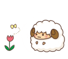 Fluffy"HITSUJIDAMA"2 sticker #9699513